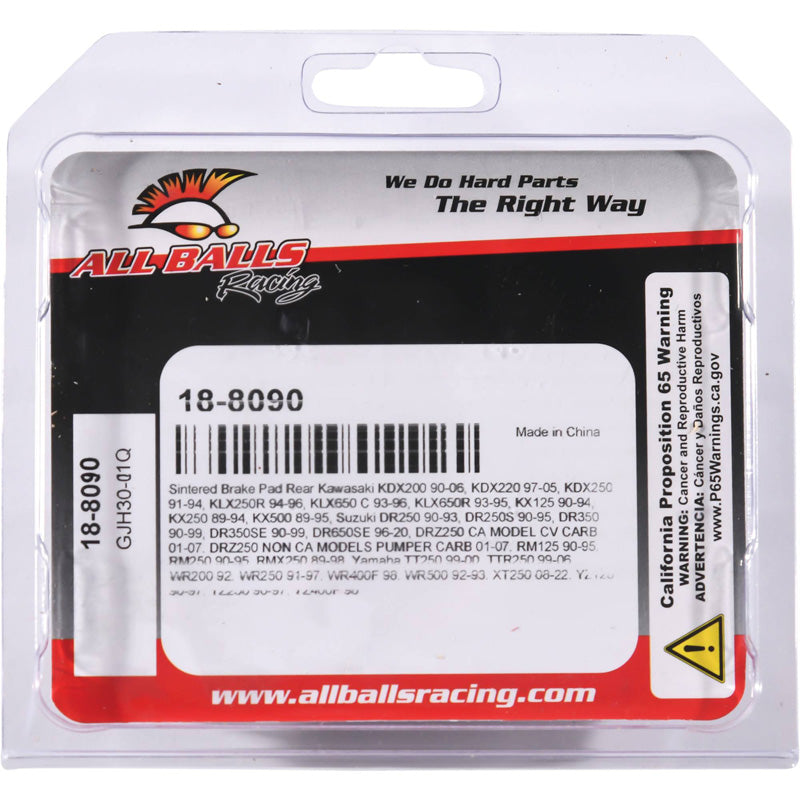 BRAKE PADS - ALL BALLS RACING FA152R