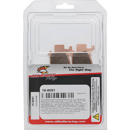 BRAKE PADS - ALL BALLS RACING SXR701HH