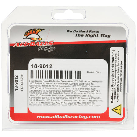 FRONT CALIPER PISTON KIT CAN-AM COMMANDER 1000 DP