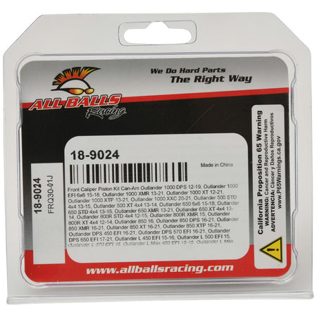 FRONT CALIPER PISTON KIT CAN-AM OUTLANDER 1000 DPS