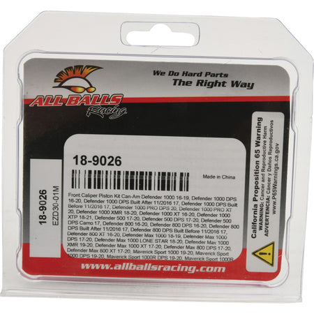 FRONT CALIPER PISTON KIT CAN-AM COMMANDER 1000 DPS