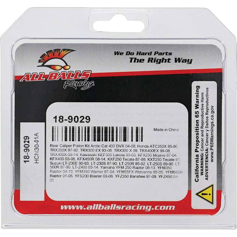 REAR CALIPER PISTON KIT ARCTIC CAT 400 DVX 04-08