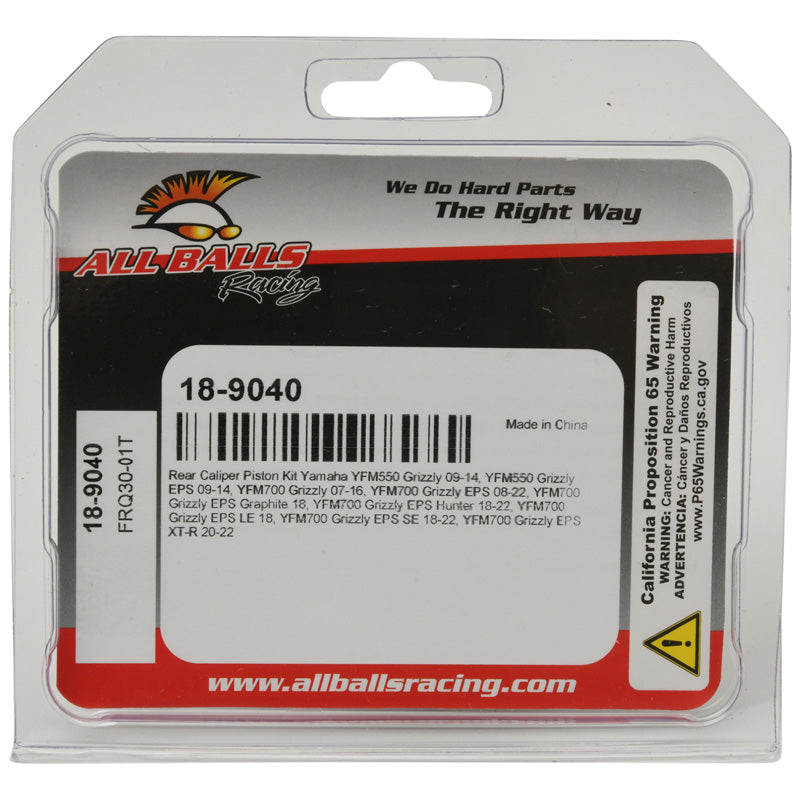 REAR CALIPER PISTON KIT YAMAHA YFM550 GRIZZLY 09-