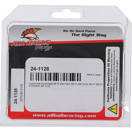 CRANKSHAFT BEARING KIT BETA RR 2T 250-300 13-22