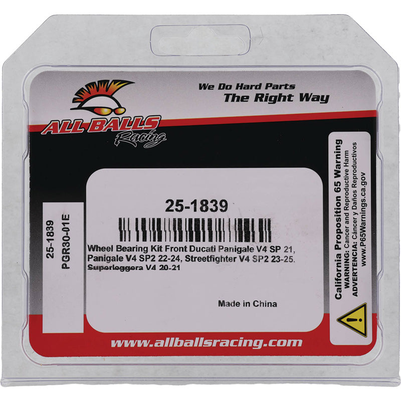 WHEEL BRG KIT PANIGALE V4 SP2 22-24