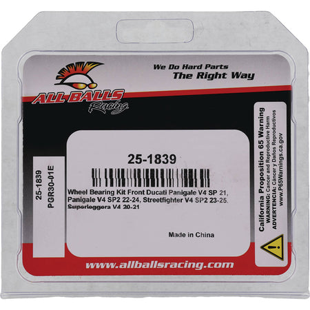 WHEEL BRG KIT PANIGALE V4 SP2 22-24