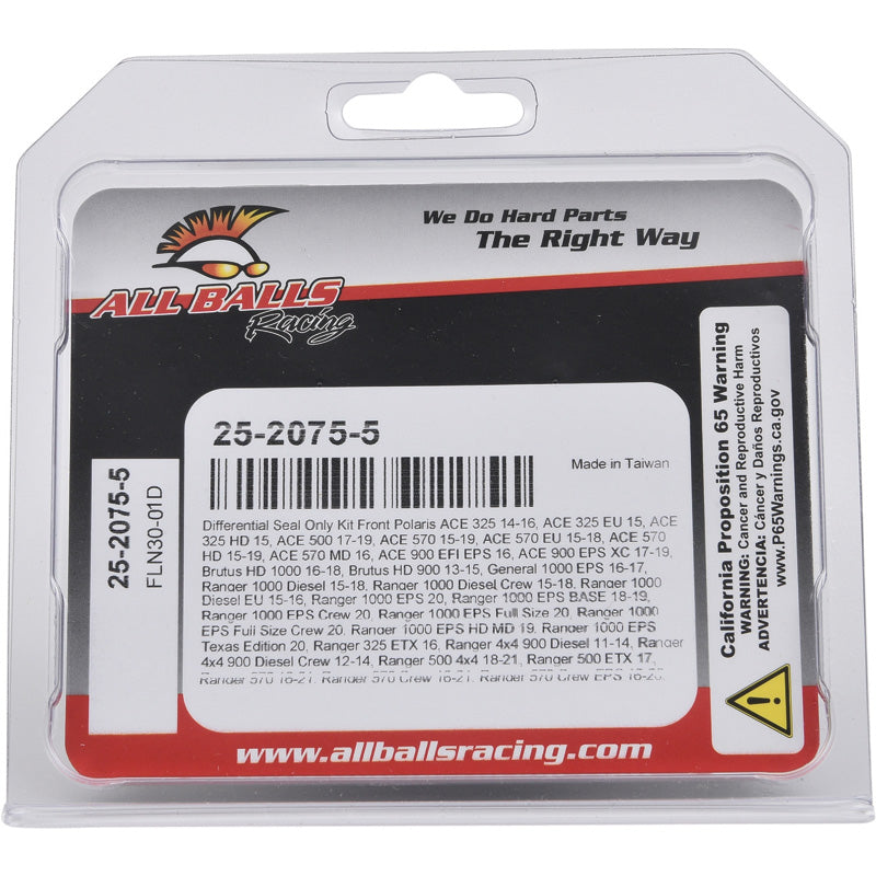 DIFFERENTIAL SEALS RZR 800 11-14