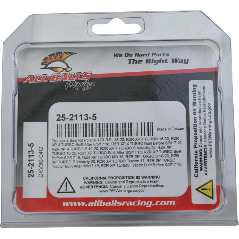 TRANSAXLE SEAL KIT POLARIS RS1 18-19