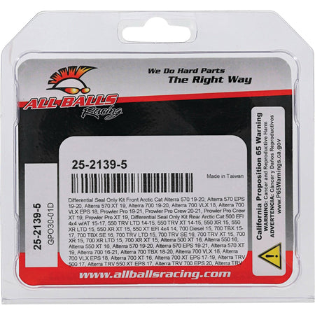DIFFERENTIAL BEARING KIT ALTERRA 70 17-21