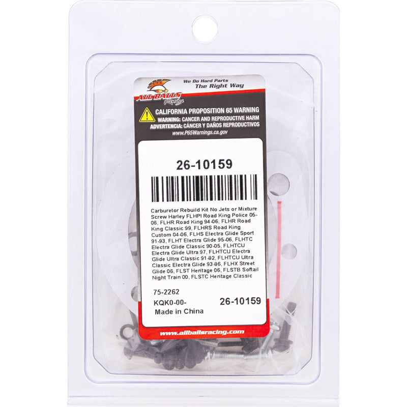 %CARBURETOR REPAIR KIT HARLEY FLHR ROAD KING 94-06