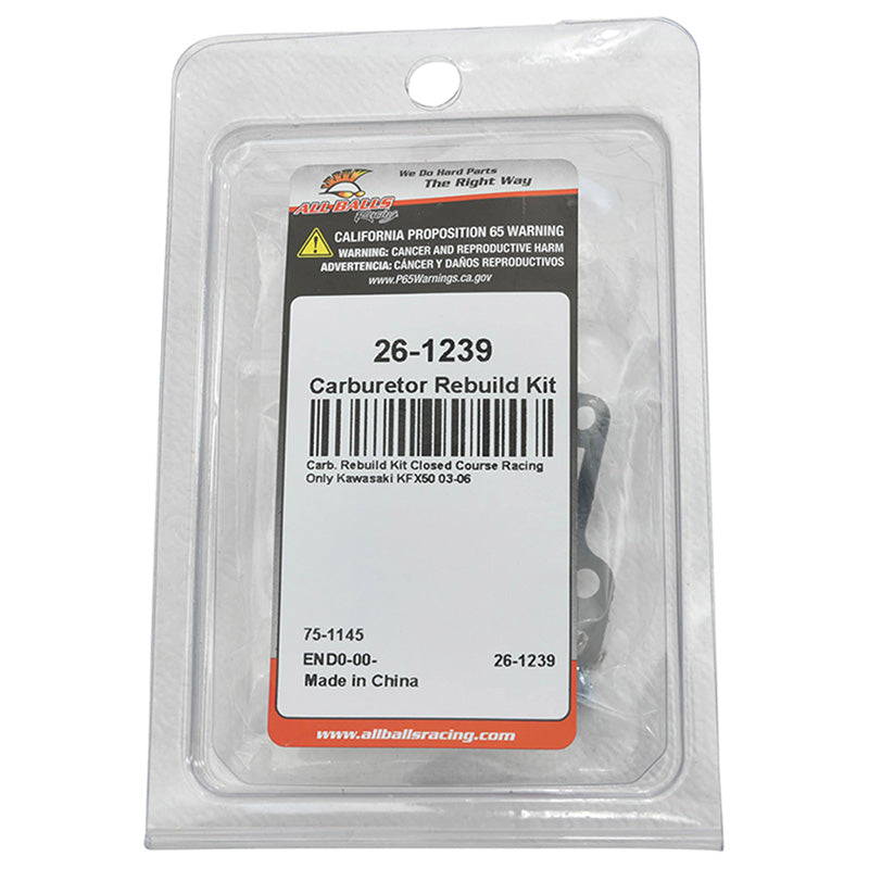CARBURETOR REBUILD KIT KAWASAKI KFX50 03-06
