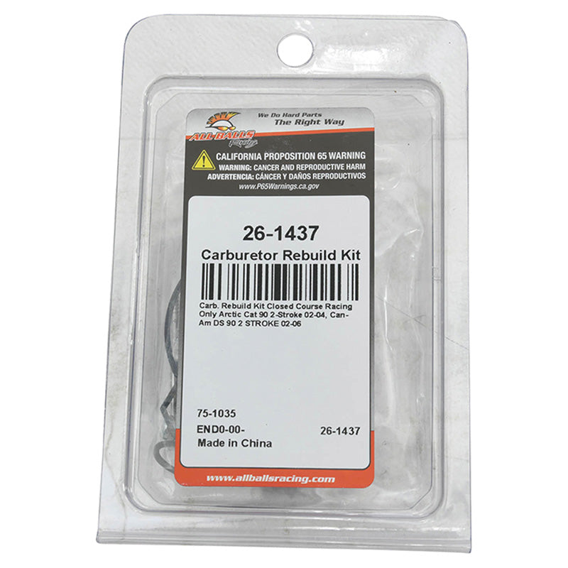 CARBURETOR REBUILD KIT ARCTIC-CAT 90 02-06