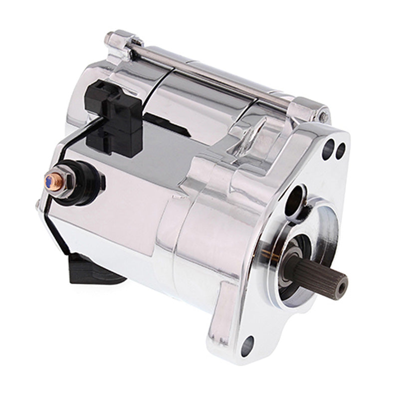 %STARTER BIG TWIN  1.4KW 10-32 SHF CHROME HARLEY