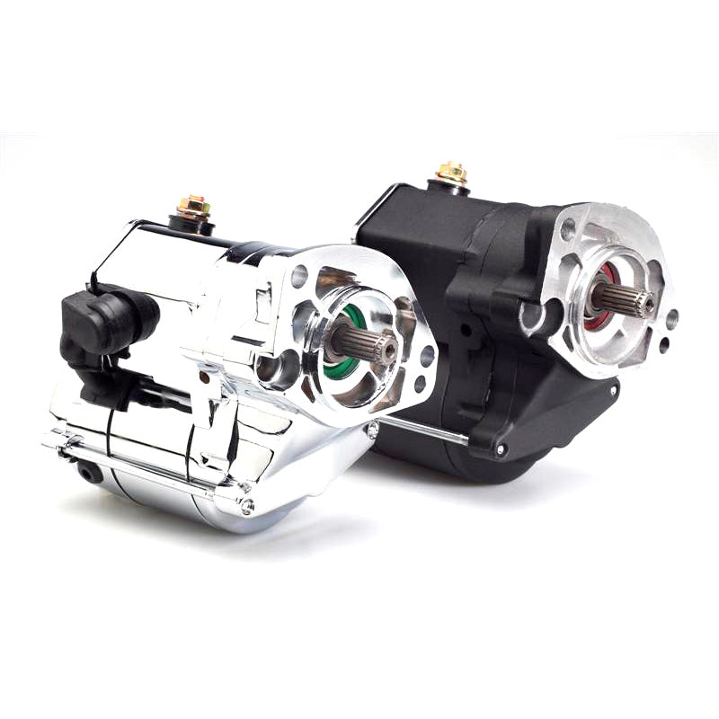 %STARTER BIG TWIN  1.4KW 10-32 SHF CHROME HARLEY