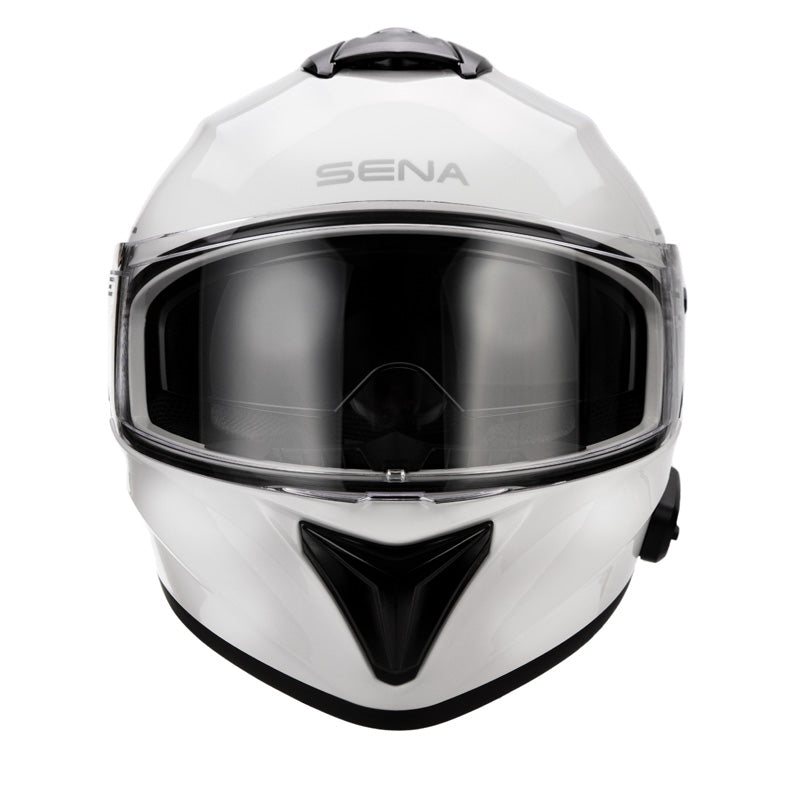 XOUTFORCE BT HELMET FULL-FACE GLOSSY WHITE L