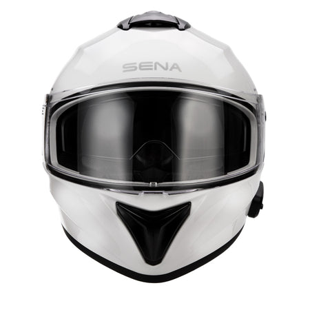 XOUTFORCE BT HELMET FULL-FACE GLOSSY WHITE L