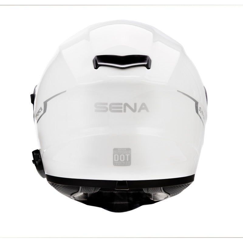 XOUTFORCE BT HELMET FULL-FACE GLOSSY WHITE L