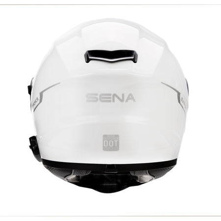 XOUTFORCE BT HELMET FULL-FACE GLOSSY WHITE L