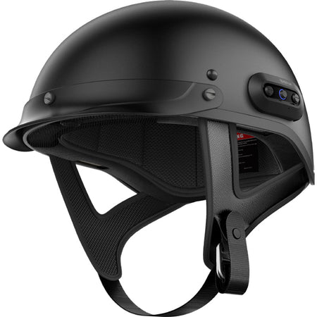 SENA CAVALRY 2 MESH HALF HELMET MATTE BLACK LG