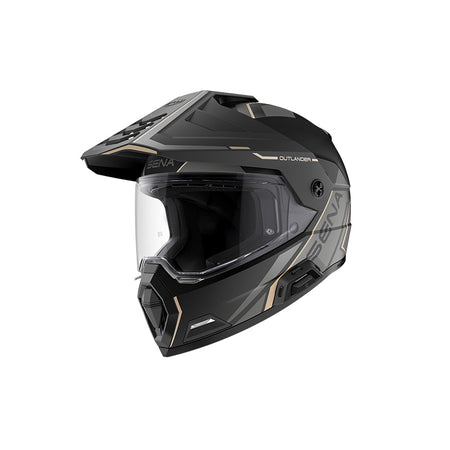 OUTLANDER MESH HELMET ECE - MATTE BLACK (LG)
