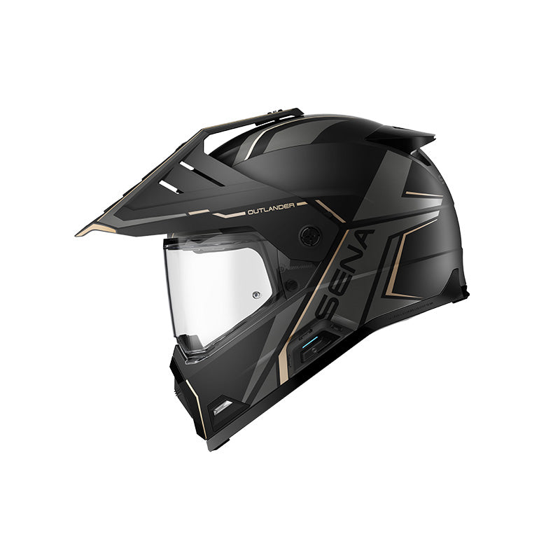 OUTLANDER MESH HELMET ECE - MATTE BLACK (LG)