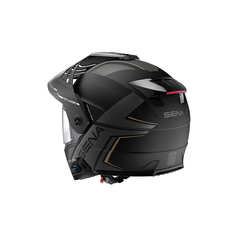 OUTLANDER MESH HELMET ECE - MATTE BLACK (LG)