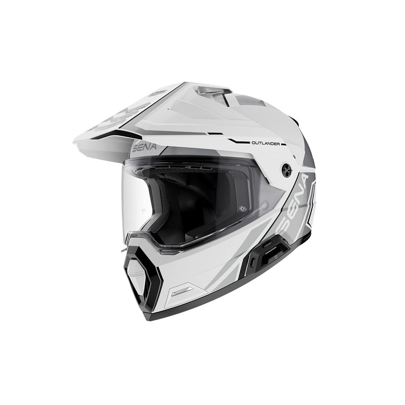 OUTLANDER MESH HELMET ECE - WHITE (LG)