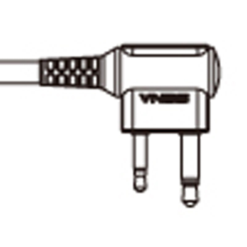 2-WAY RADIO CABLE COBRA TWIN-PIN CONNECTOR