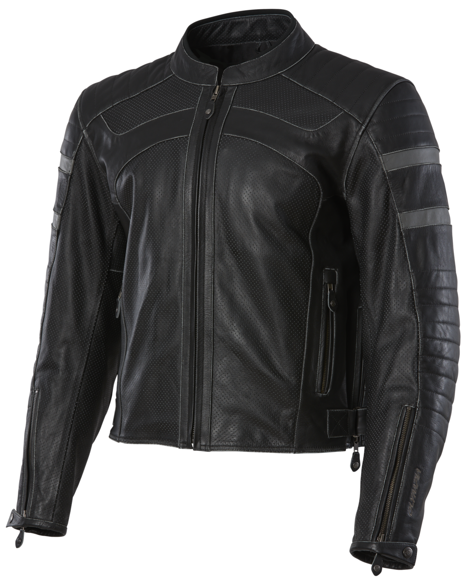 LONG BEACH LTH JCKT BLK 2XL