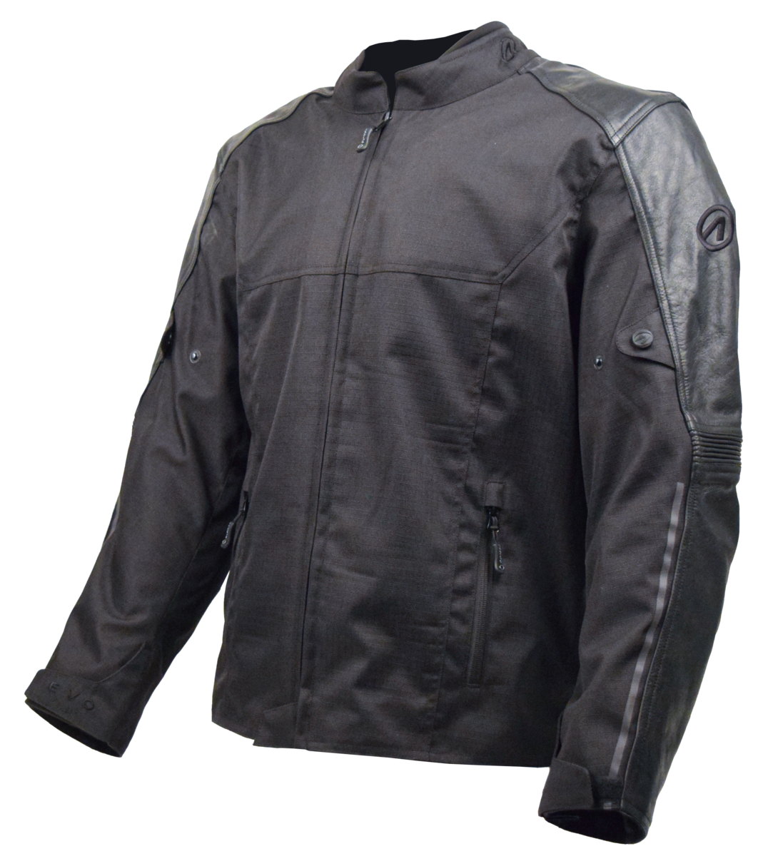 VAIL LTH JCKT BLK XL