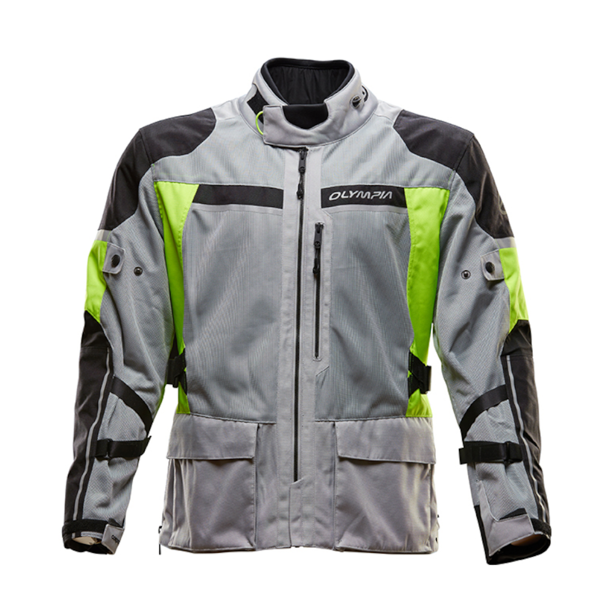 DAKAR 4 JCKT LT GREY HI-VIZ L