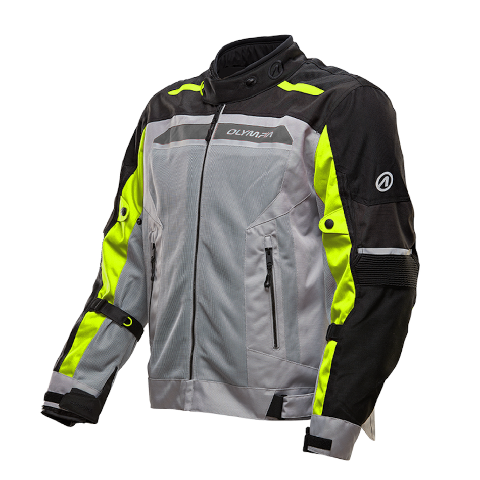 AIRGLIDE 7 JCKT LT GREY HI-VIZ M
