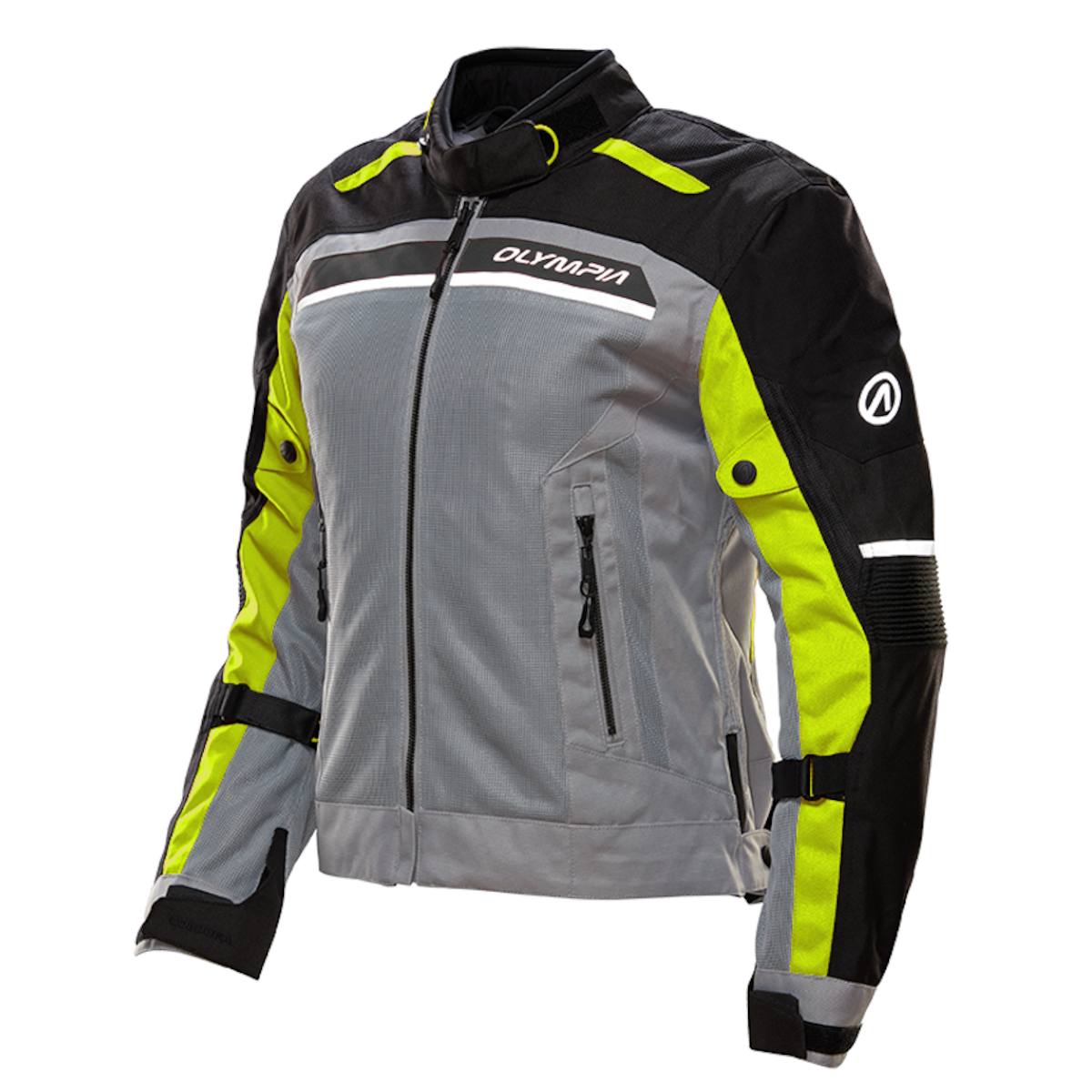 (L) AIRGLIDE 7 JCKT LT GREY HI-VIZ S