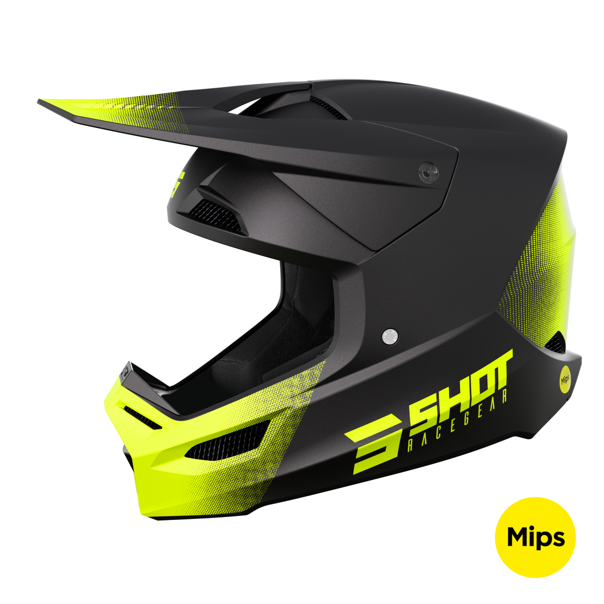 RACE RAW MATT BLK FLUO S