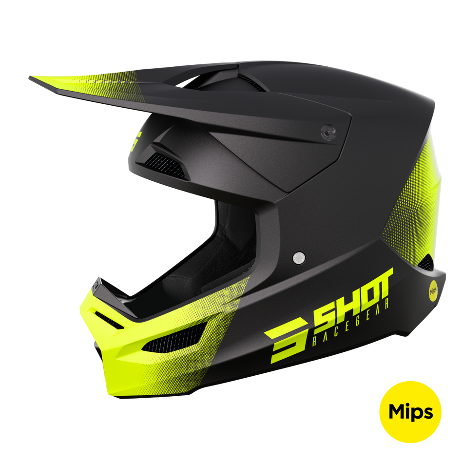 RACE RAW MATT BLK FLUO S