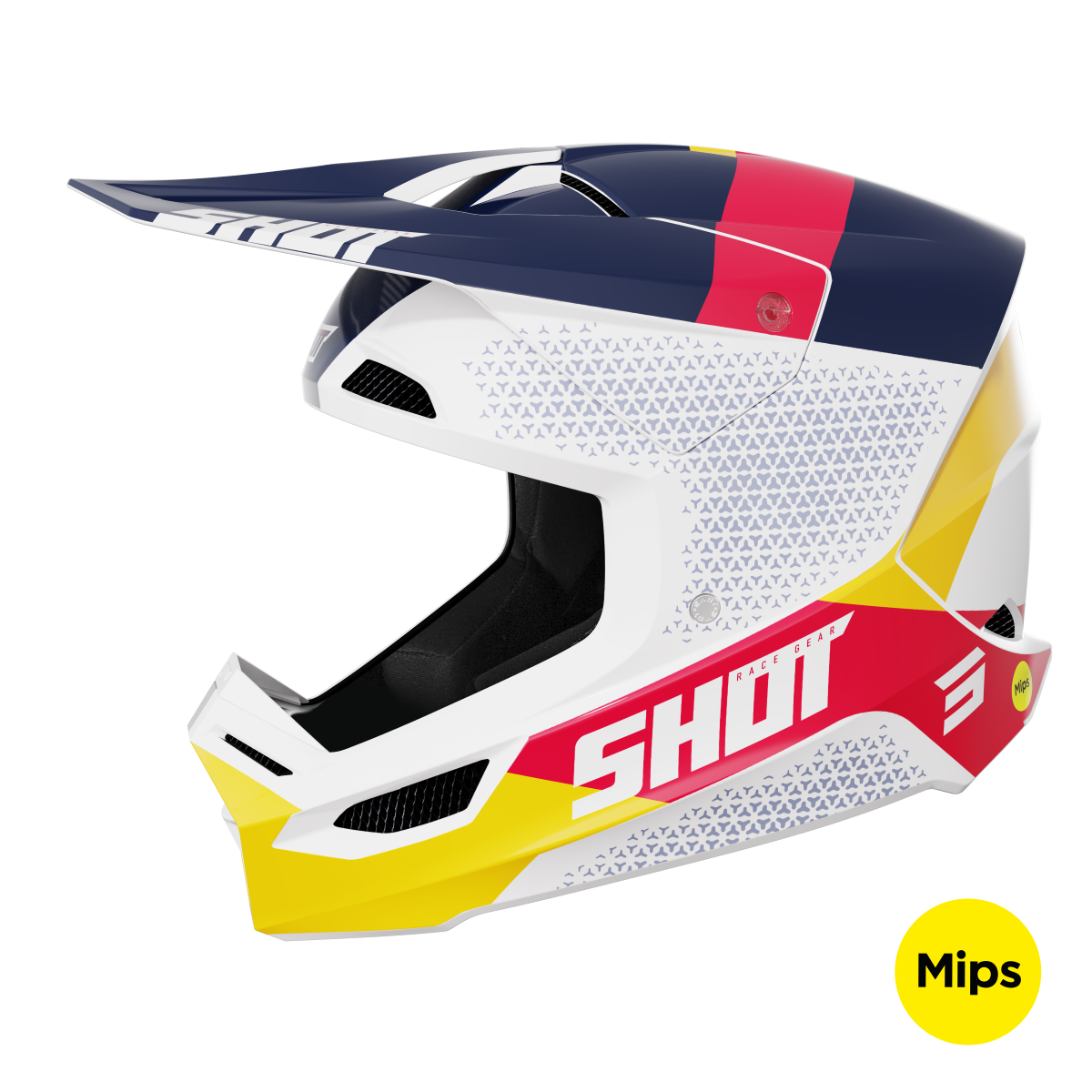 RACE RIDGE RED/BLUE GLOSSY M