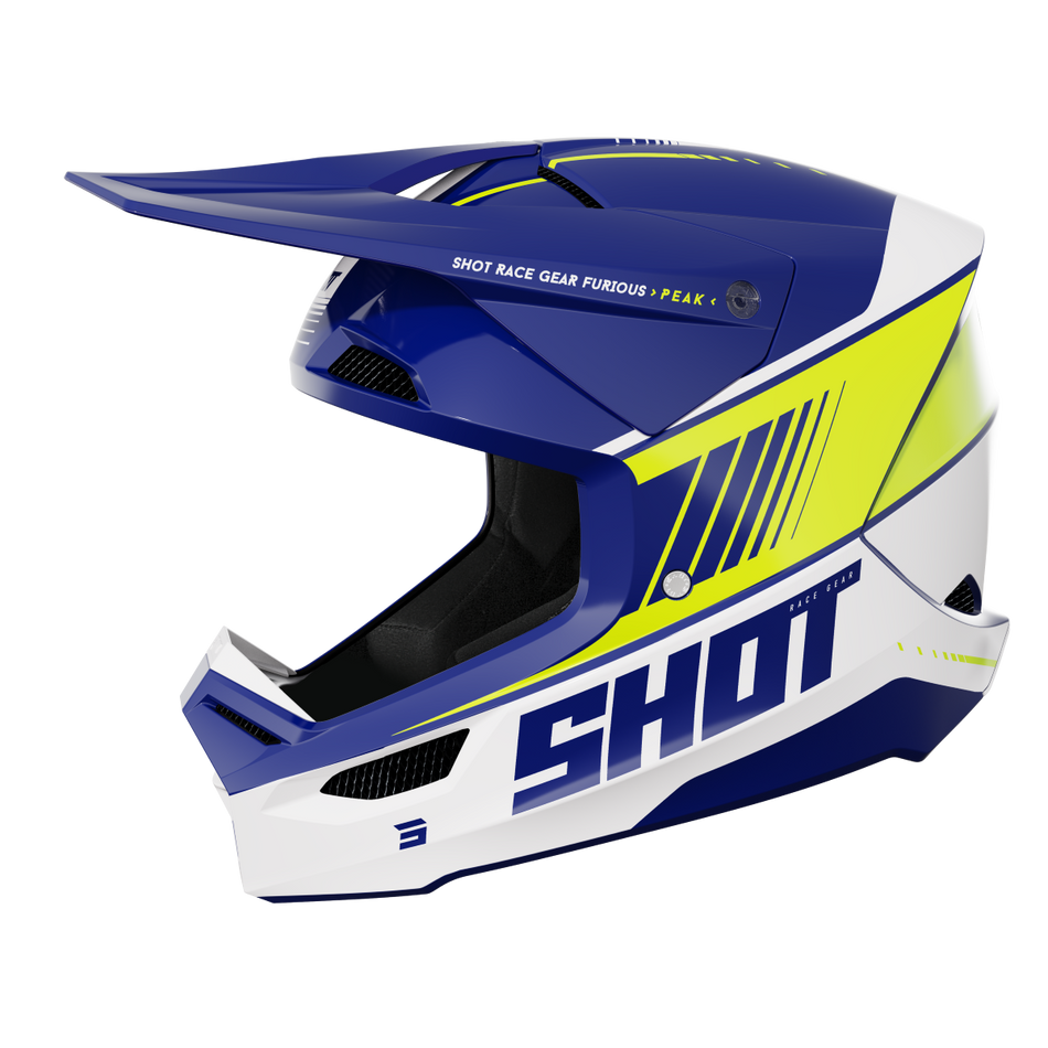 FURIOUS PEAK BLU/NEON YEL GLOSSY XL