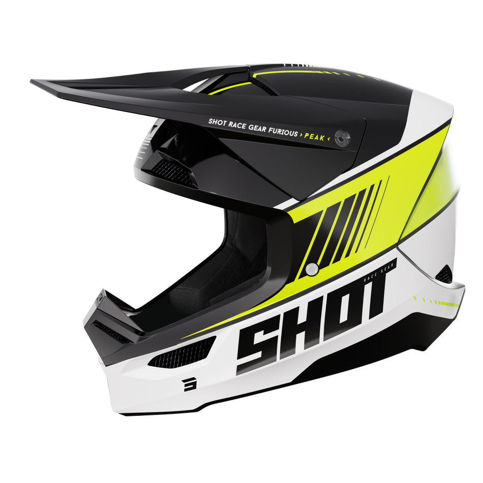 FURIOUS KID PEAK NEON YEL GLOSSY S