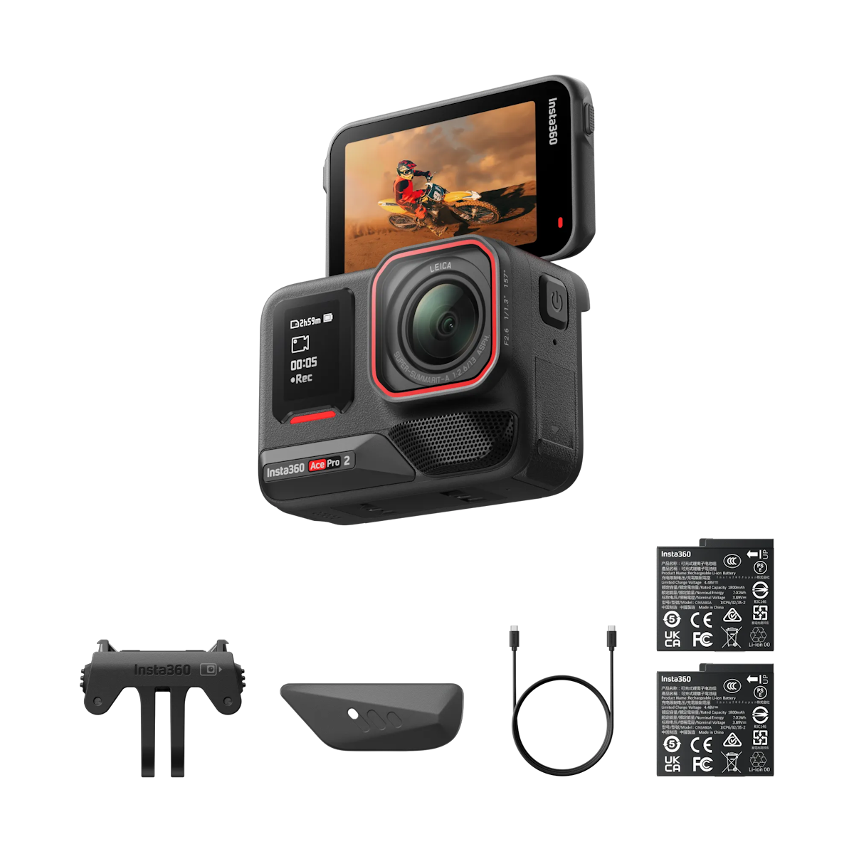 ACE PRO 2 CAMERA 2x BATTERIES