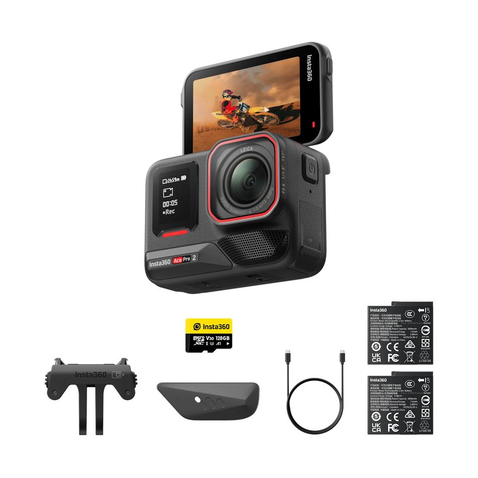 ACE PRO 2 CAMERA 2xBATT+MEM CARD