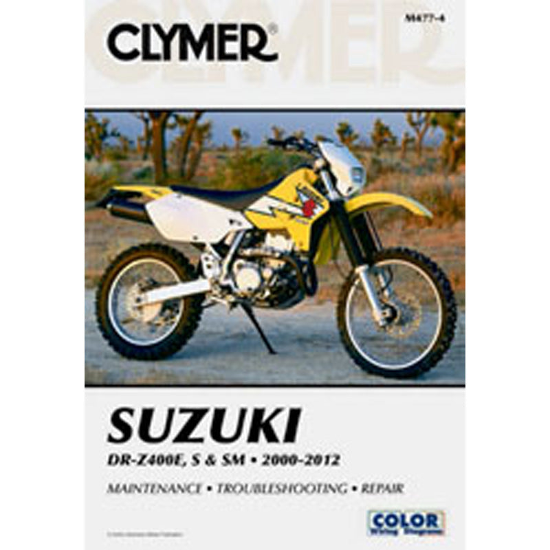 CLYMER SUZUKI DR-Z400E S AMP; SM MANUAL 2000-201