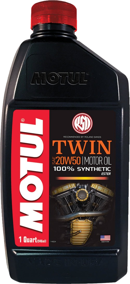 TWIN 4T 20W50 100% SYNTH QT (MADE IN US)