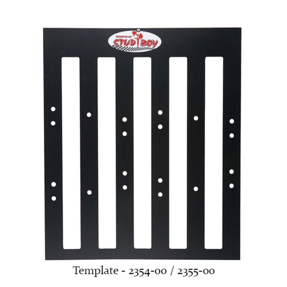 2.52" PITCH (PLUS SIZE BACKERS) TEMPLATE