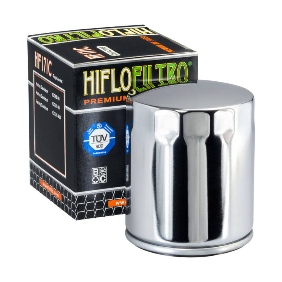 HF171C HIFLO OIL FILTER CHROME 63731-99
