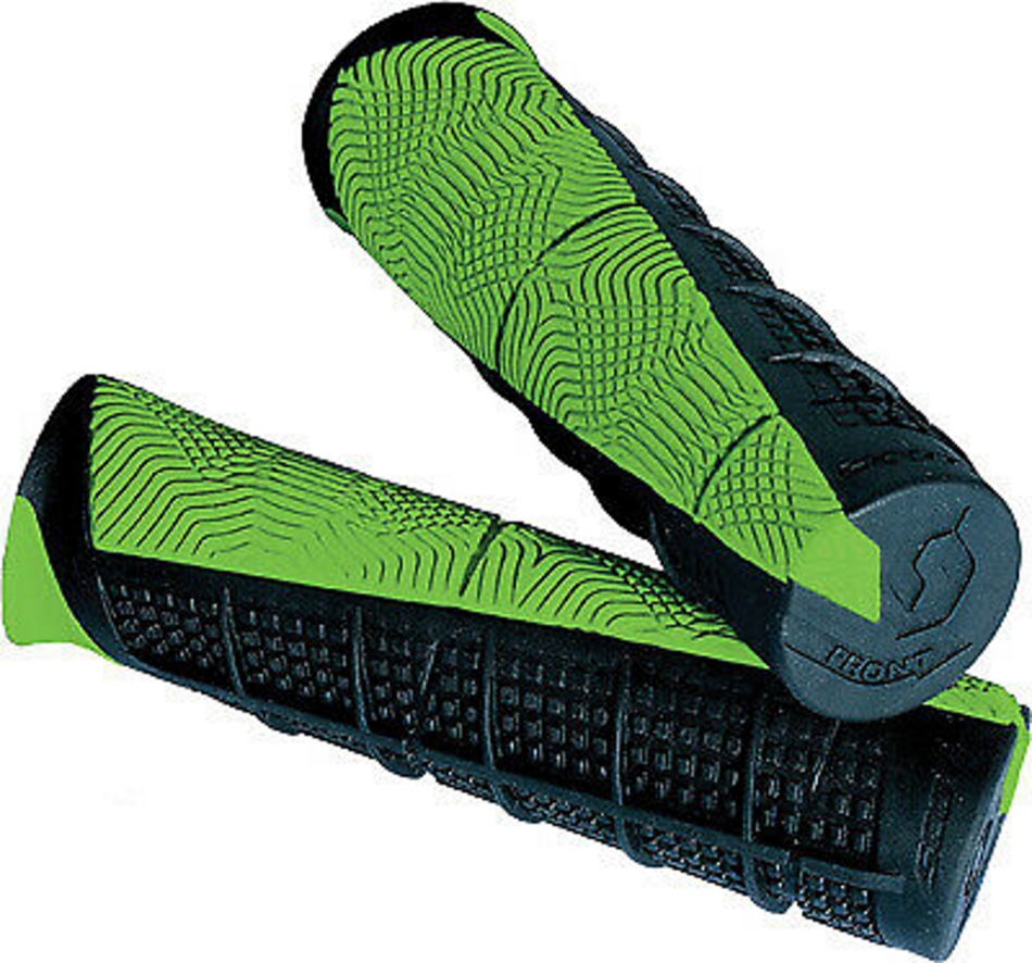 DUECE ATV BLACK/KAW GREEN GRIP