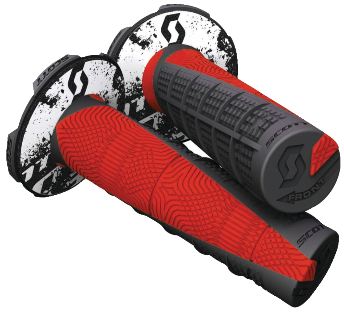 DEUCE GRIP BLACK/ NEON RED