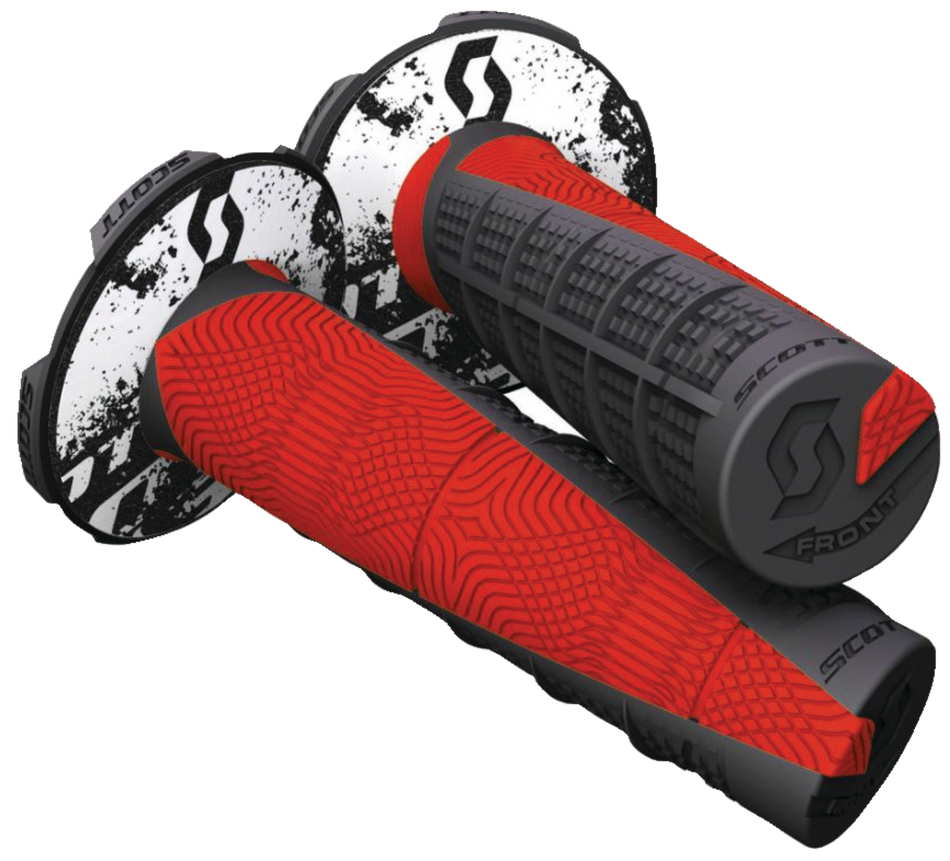 DEUCE GRIP BLACK/ NEON RED