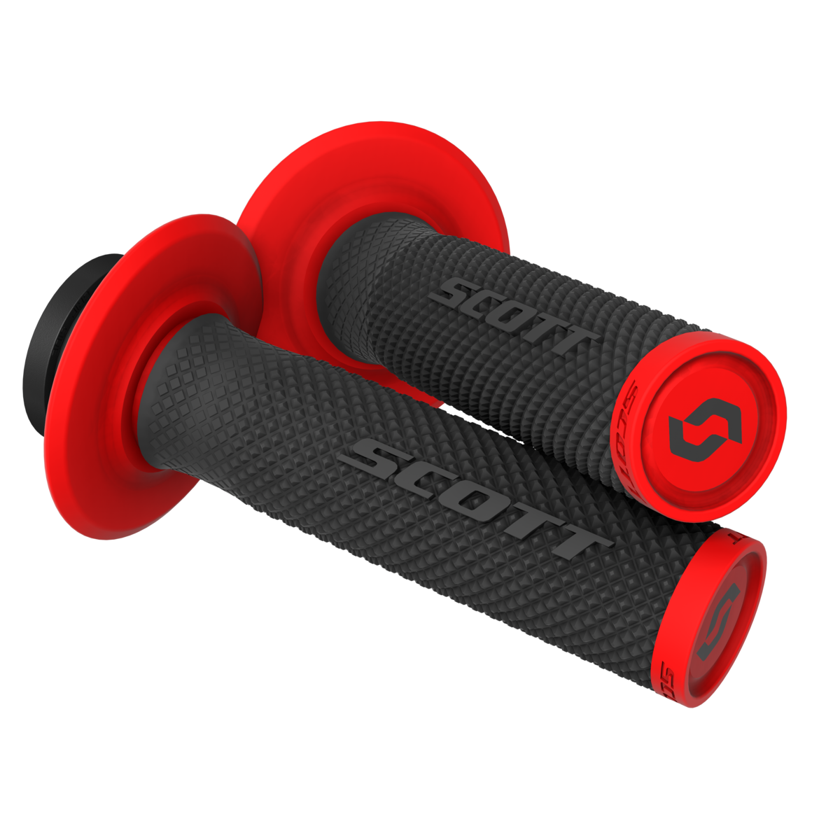 SX II LOCK ON BLK/RED W/CAM SET