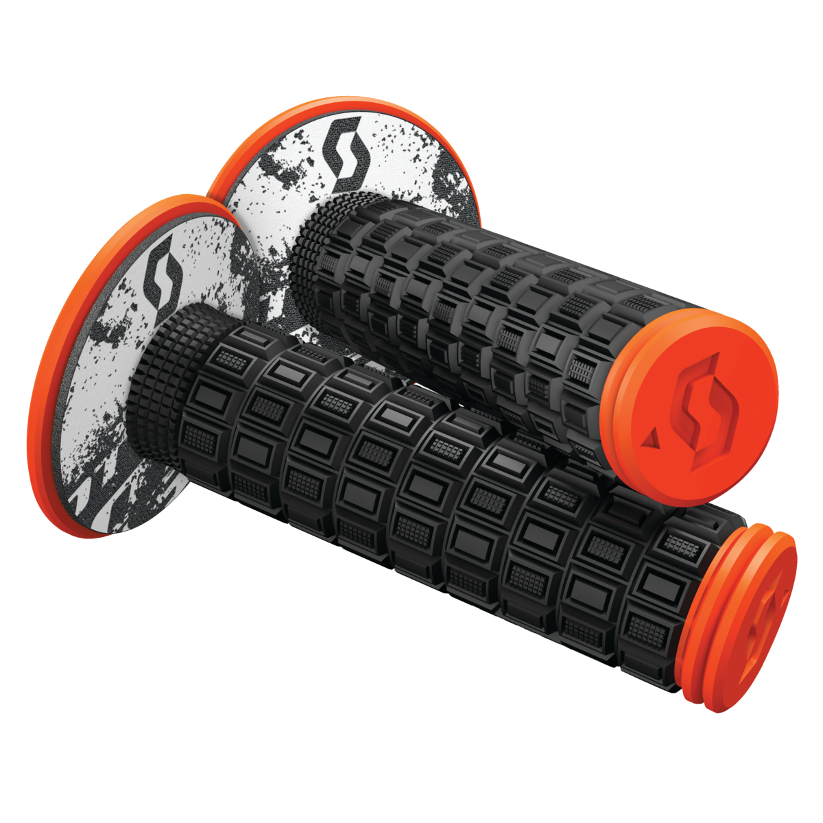 MELLOW GRIP BLK/NEON ORG