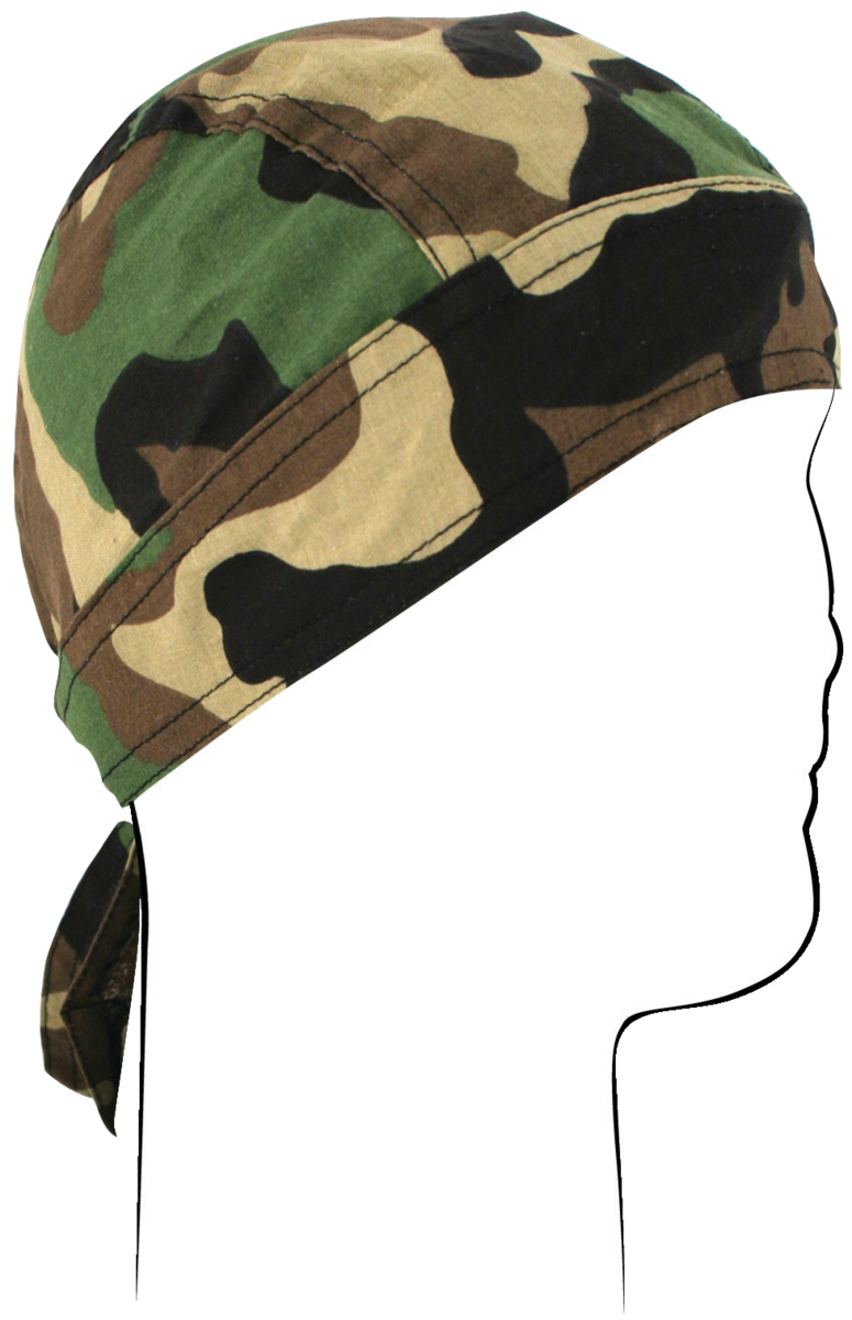 ZAN HEADWRAP WOODLAND CAMO